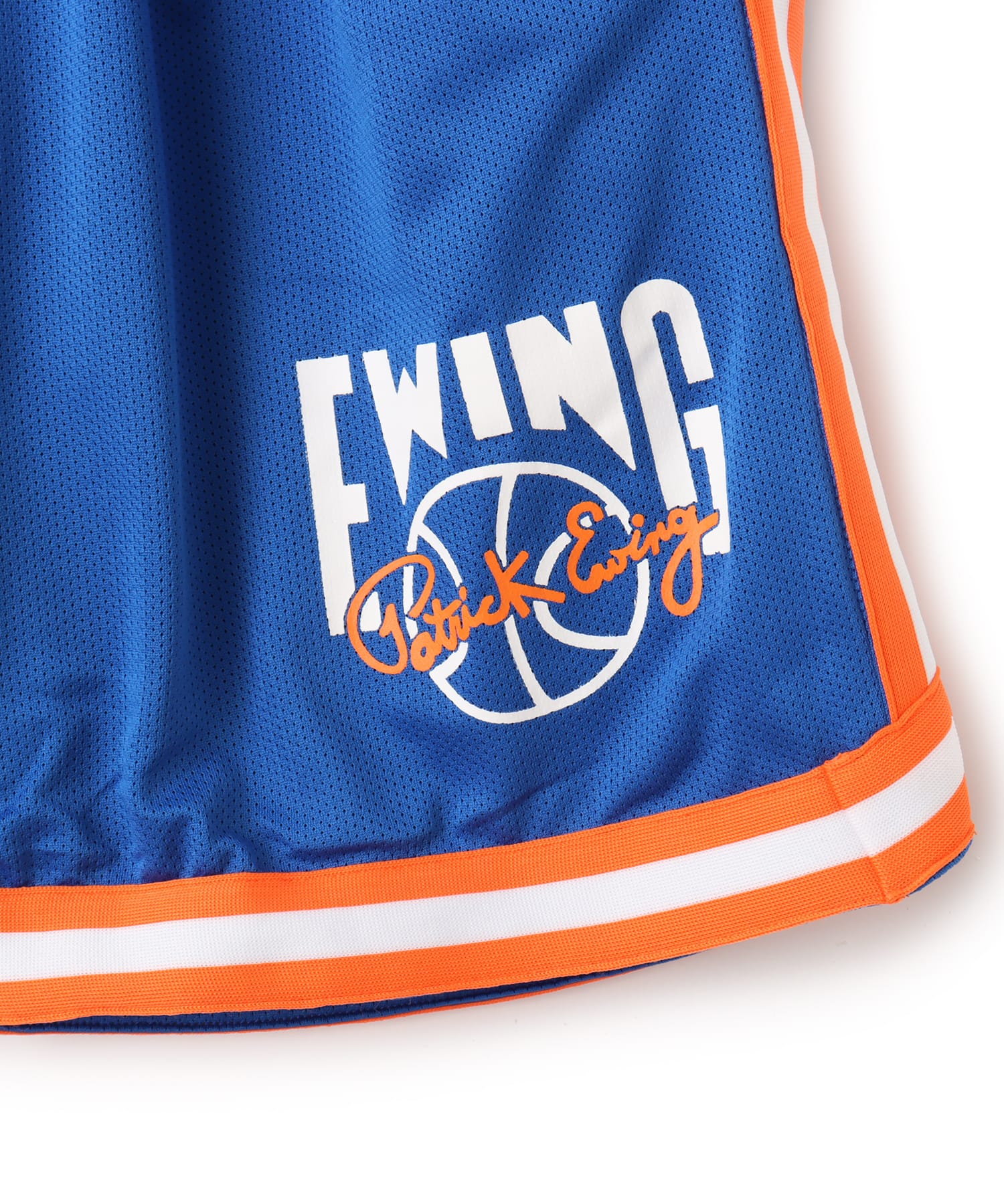 EWING Basketball Shorts ROYAL/ORANGEの画像