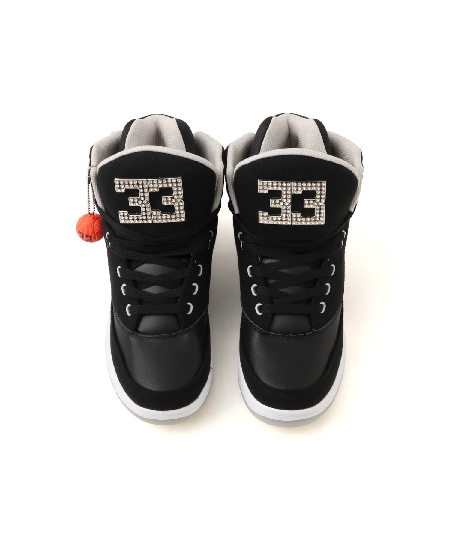 EWING 33 HI x ANDRE THE GIANT BLACK/GREYの画像