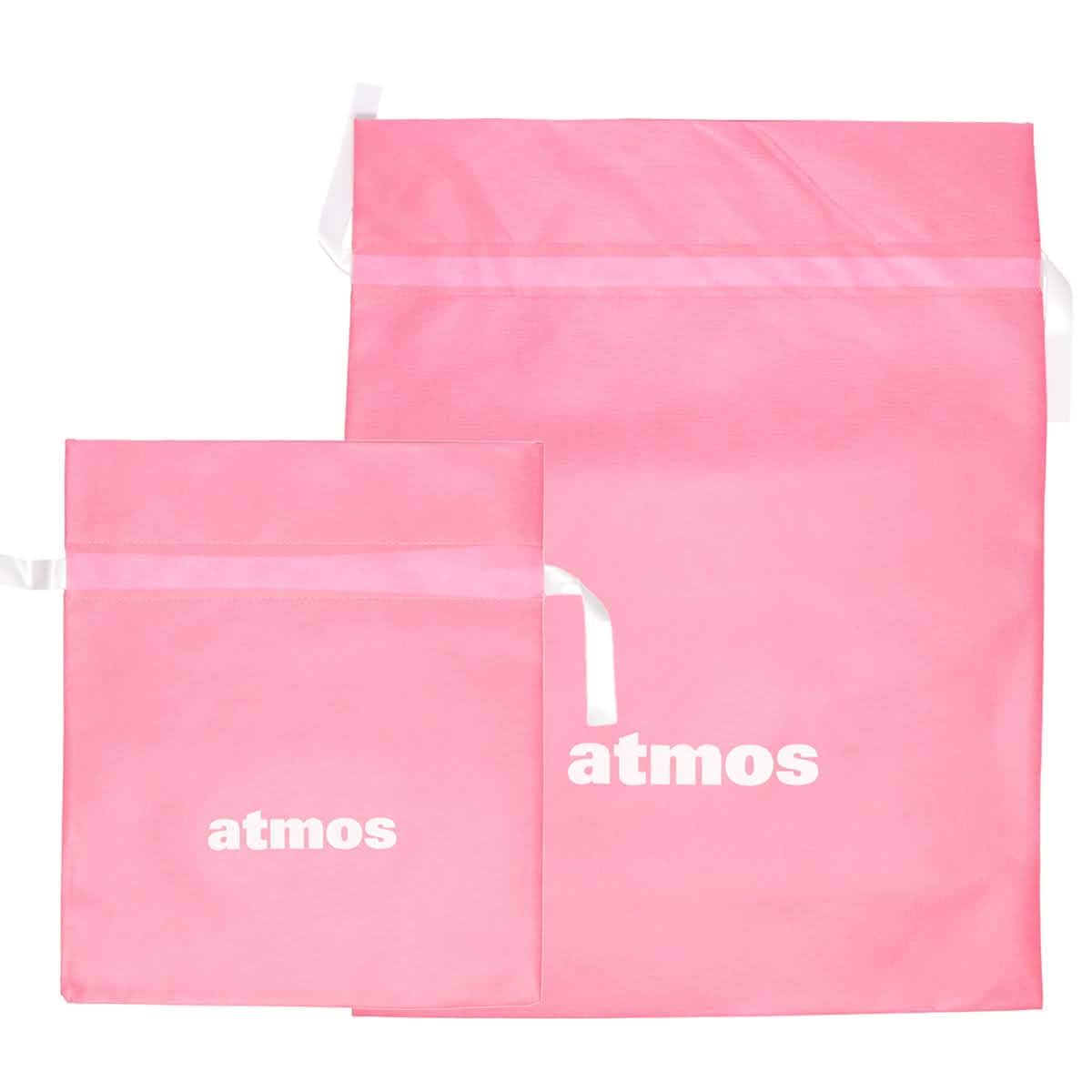 ATMOS PINK GIFT WRAPPING BAG NEW M ピンク 21FA-Iの画像