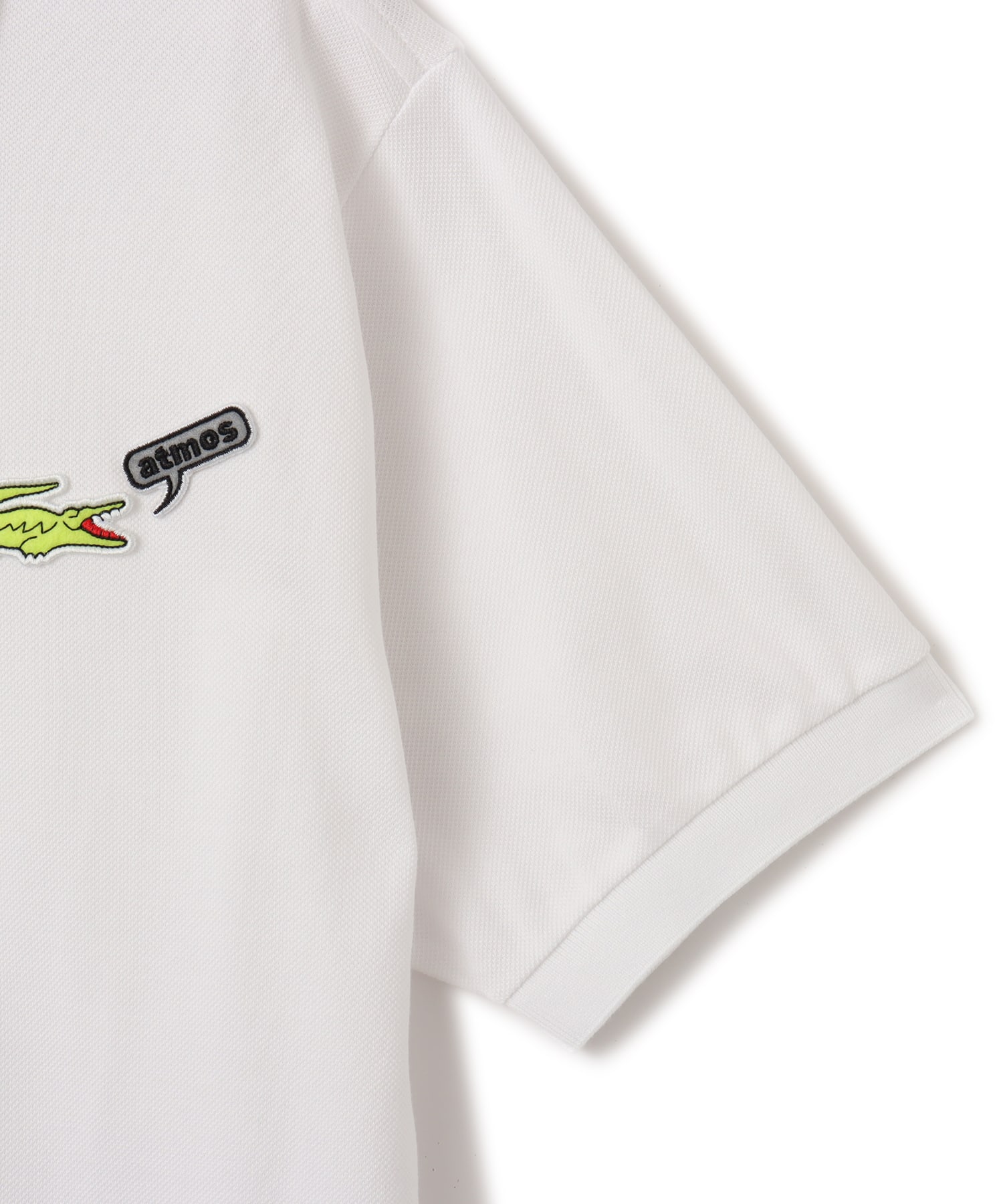 LACOSTE atmos limited Polos WHITEの画像