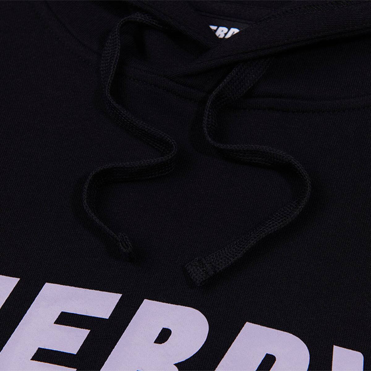 NERDY Big Logo Pullover Hoodie BLACK 21HO-Iの画像