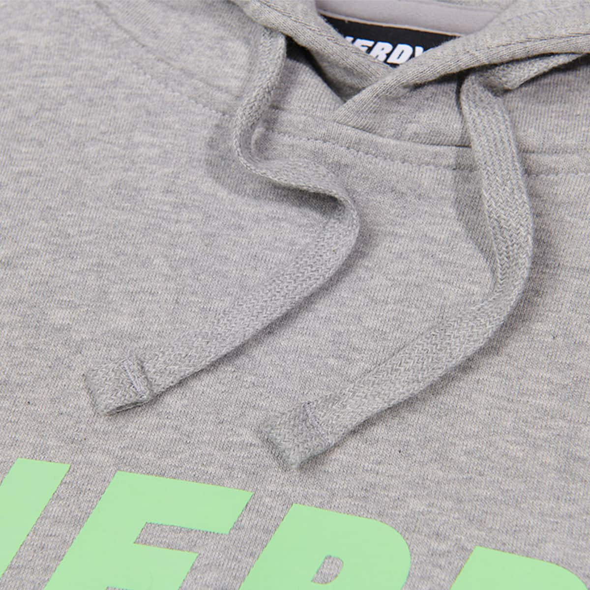 NERDY Big Logo Pullover Hoodie GRAY 21HO-Iの画像