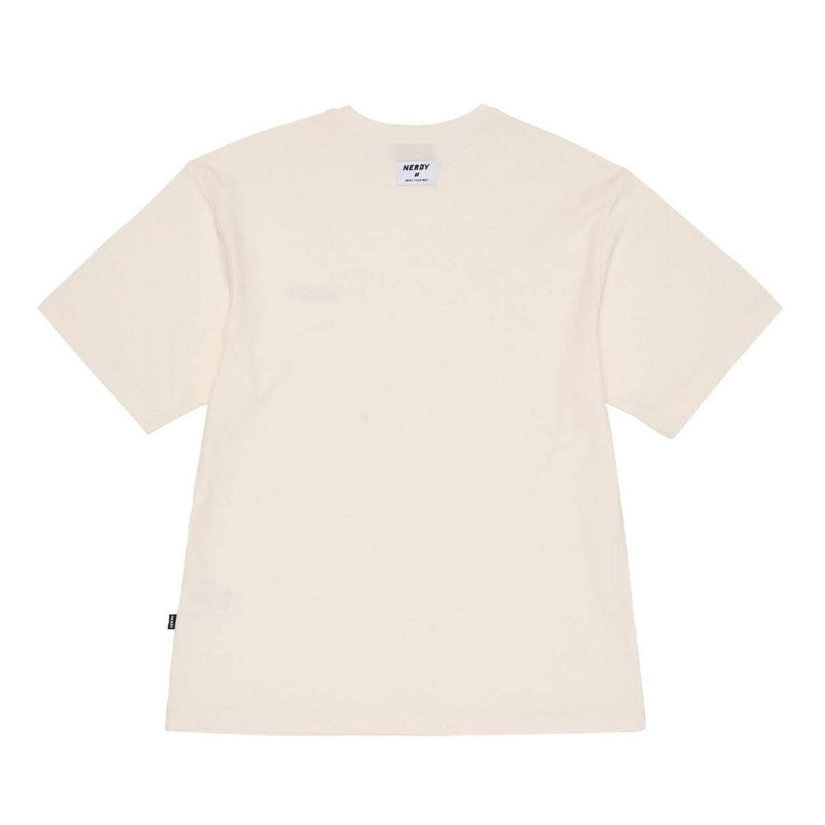 NERDY Essential 1/2 Sleeve T-shirt CREAM 22SU-Iの画像