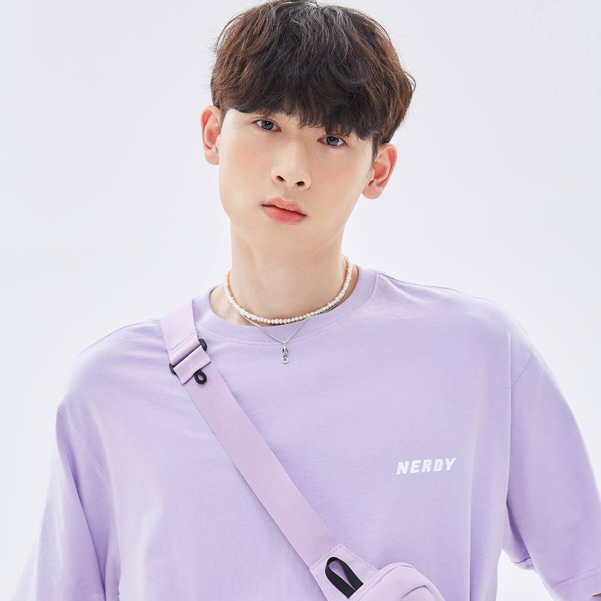 NERDY Essential 1/2 Sleeve T-shirt LIGHT PURPLE 22SU-Iの画像