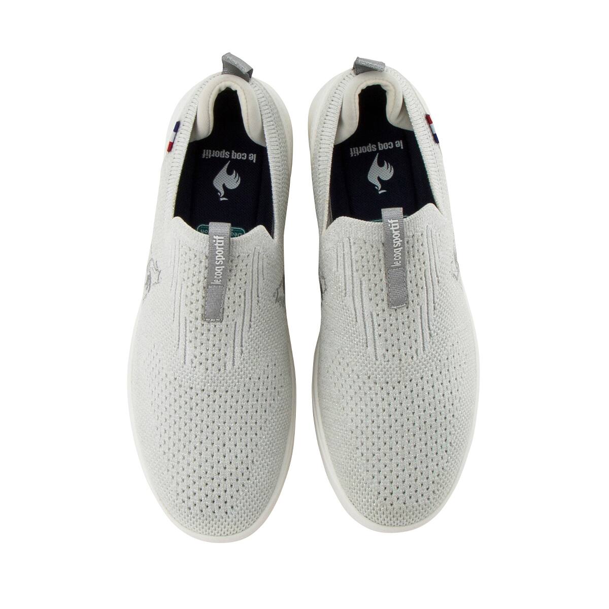 le coq sportif LA RHONE FK WHITE/SILEVER LAME 22SS-Iの画像