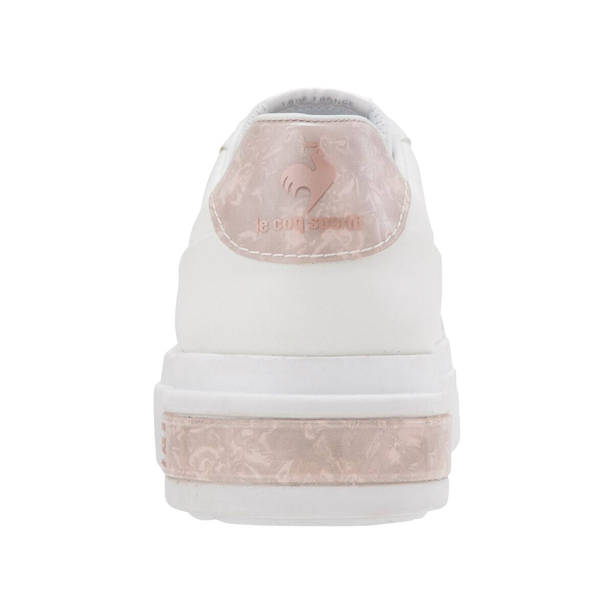 le coq sportif LA SEVRES PF ホワイト / ピンクシェル 23FW-I