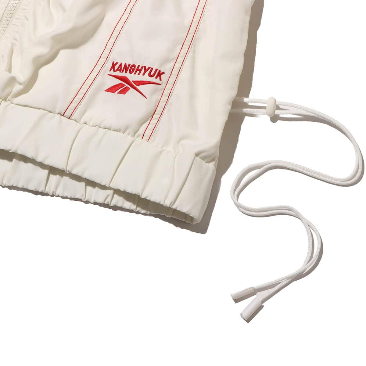 Reebok KANGHYUK HOODED JACKET WHITE/RED の画像