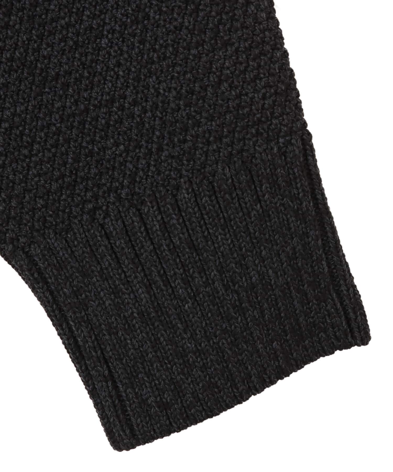 nanamica Crew Neck Sweater Blackの画像