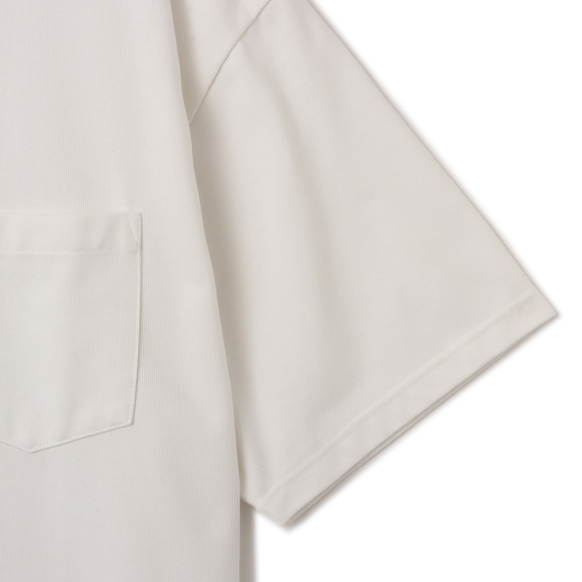 nanamica COOLMAX Jersey Pocket Tee Whiteの画像