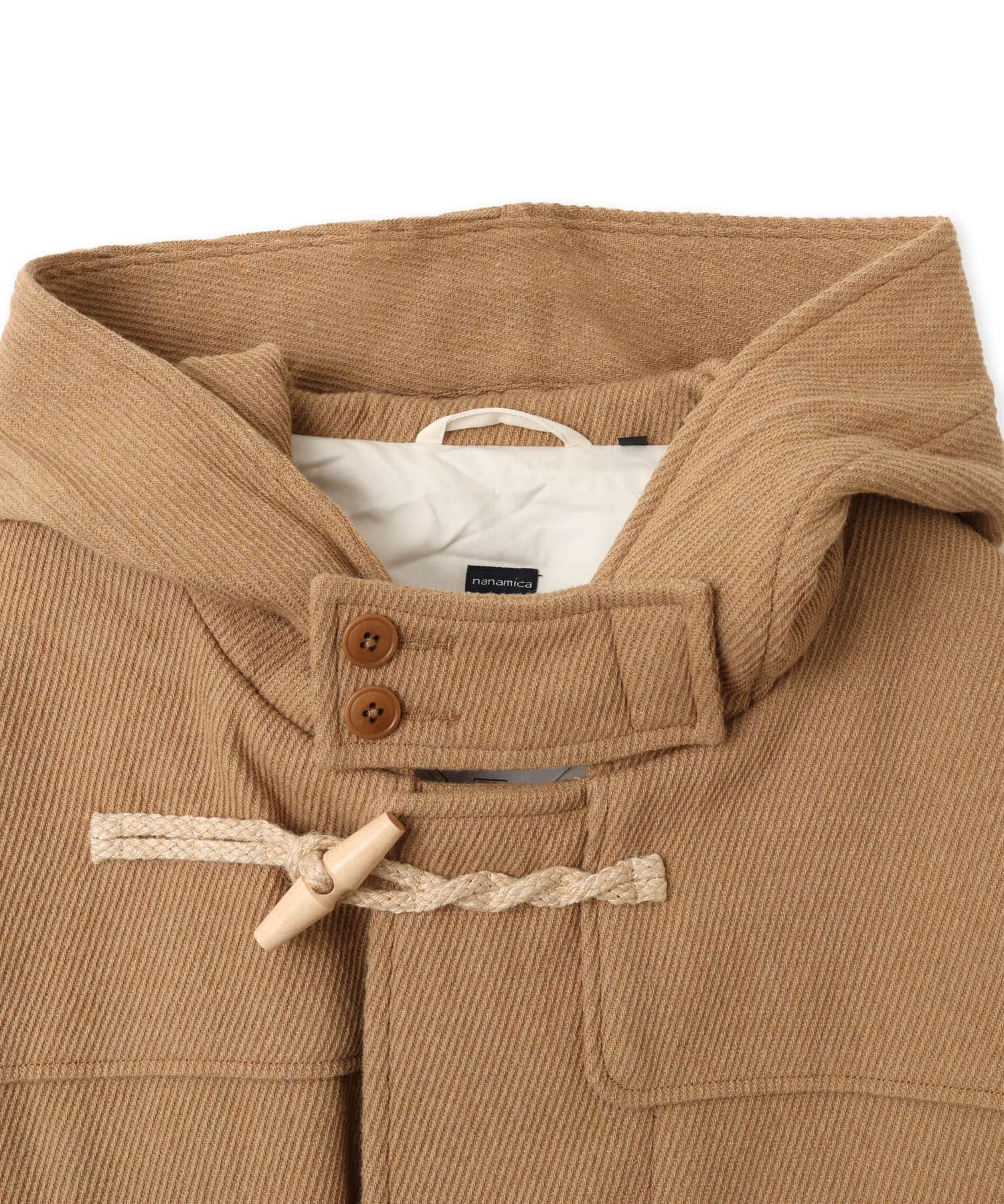 nanamica WINDSTOPPER DUFFLE COAT CAMELの画像