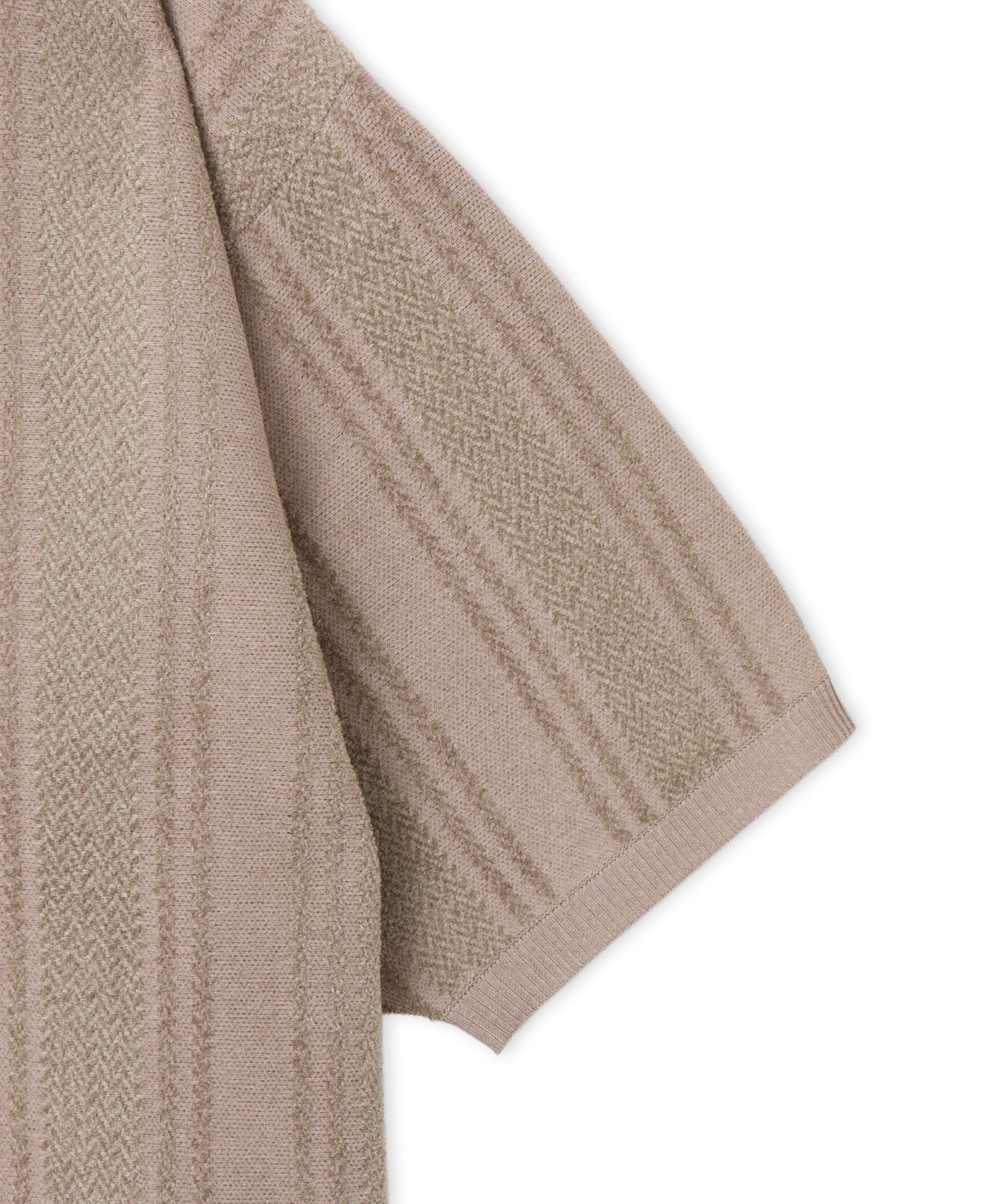 nanamica Knit Polo Sweater Beigeの画像