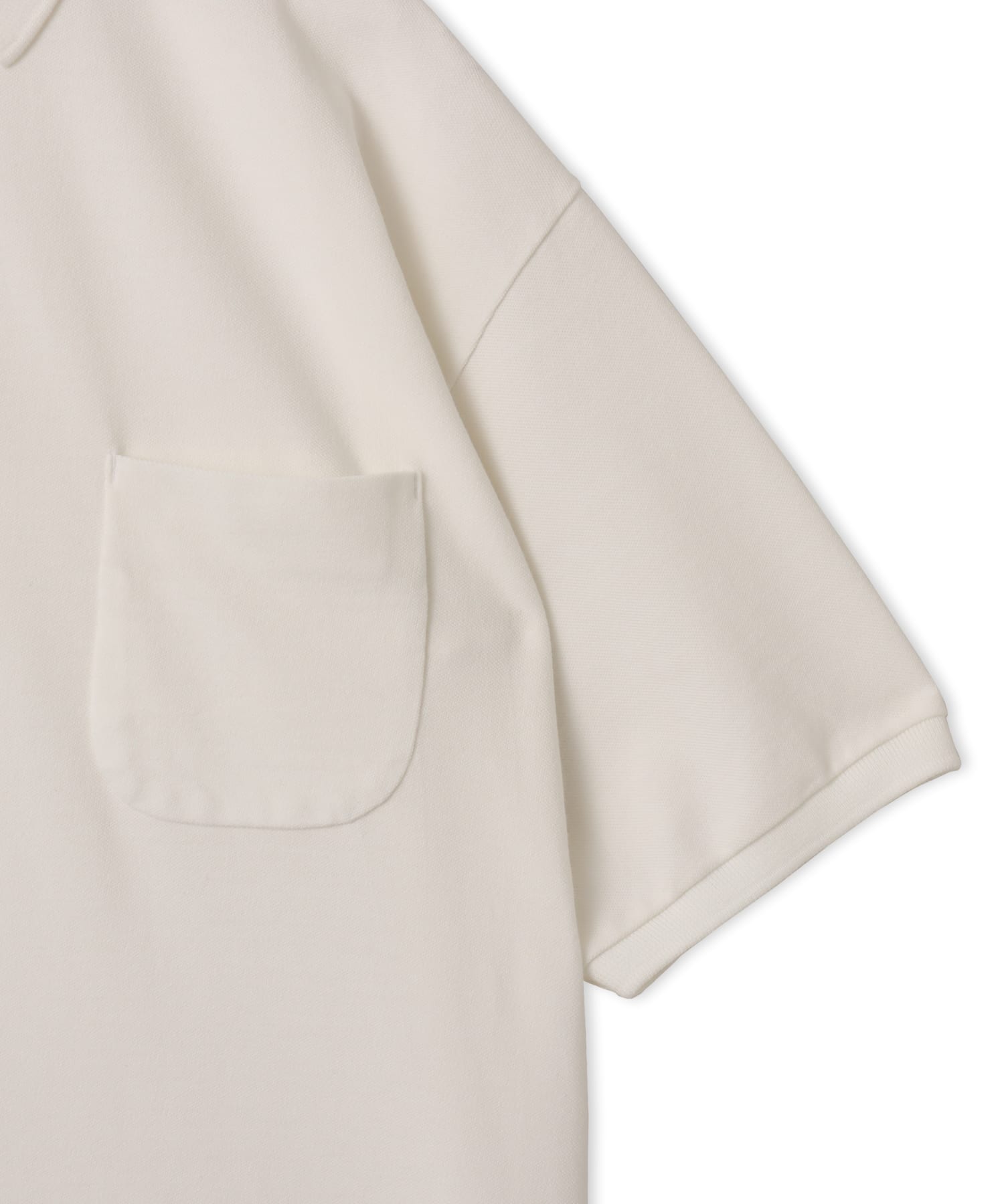 nanamica S/S Polo Shirt Off Whiteの画像