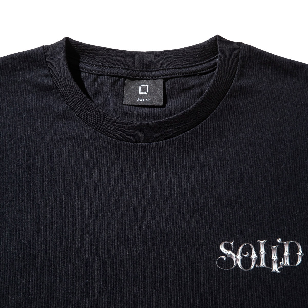 SOLID ROSE T-SHIRT BLACK 21SU-Iの画像