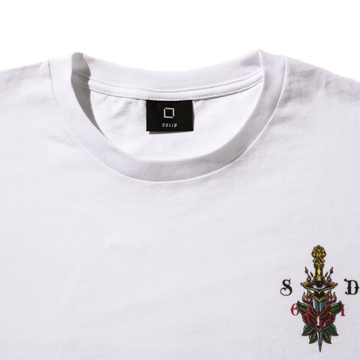 SOLID Atsuo Higuchi DESIGN T-SHIRT WHITE 21SU-Iの画像