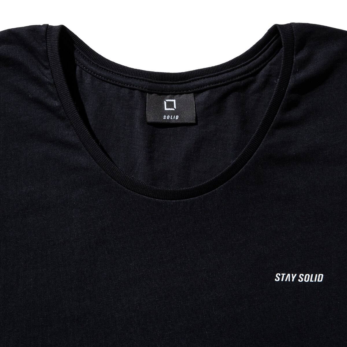 SOLID STAY SOLID TANK TOP BLACK 21SU-Iの画像