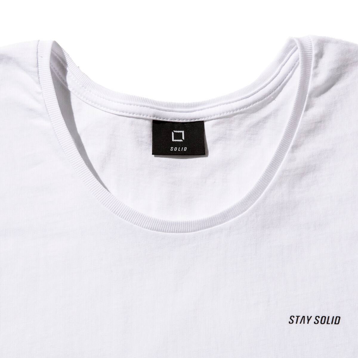 SOLID STAY SOLID TANK TOP WHITE 21SU-Iの画像