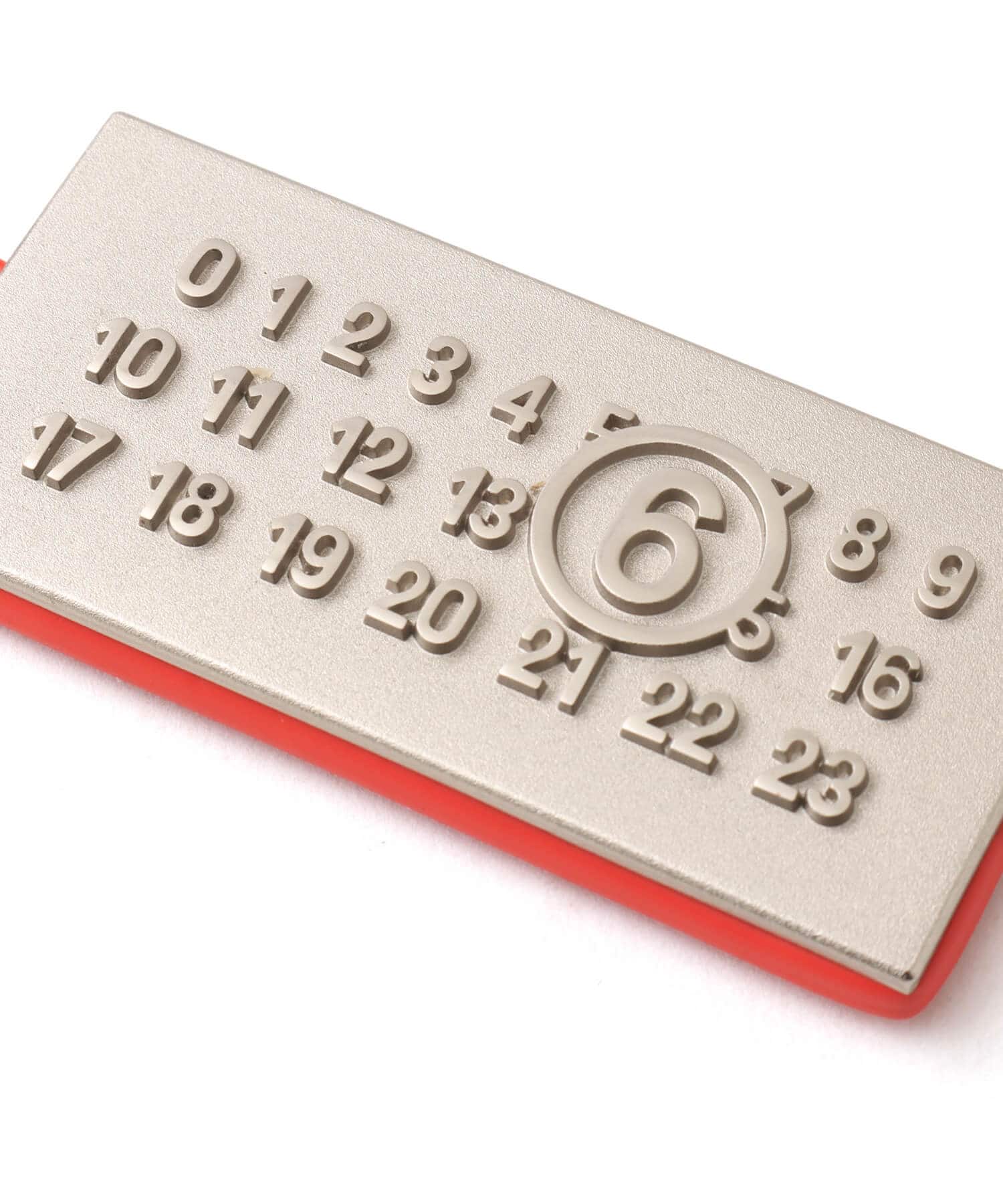 MM6 KEY RING Orange.comの画像