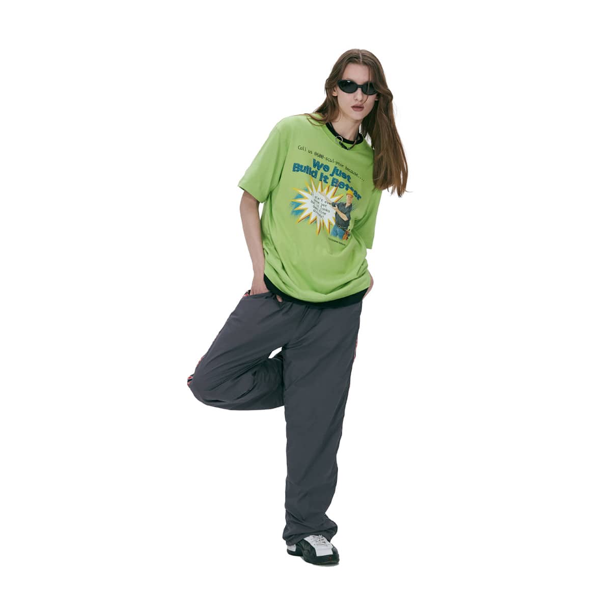 SCULPTOR Construction Site Tee LIME 22SU-Iの画像