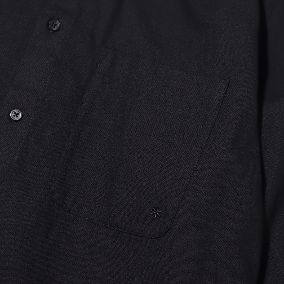 snow peak OG Cotton Poplin Shirt Black 23FA-Iの画像