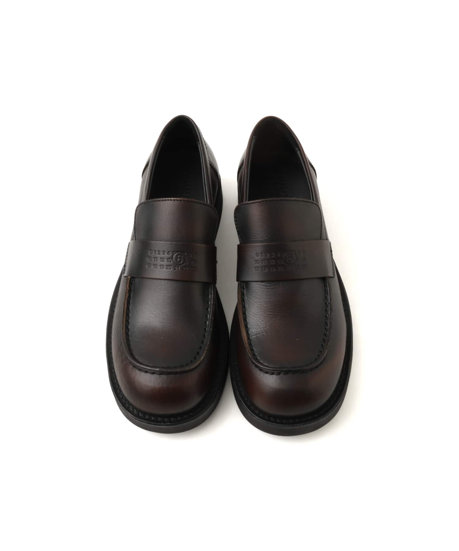 MM6 MOCASSIN Cappuccino/Blackの画像