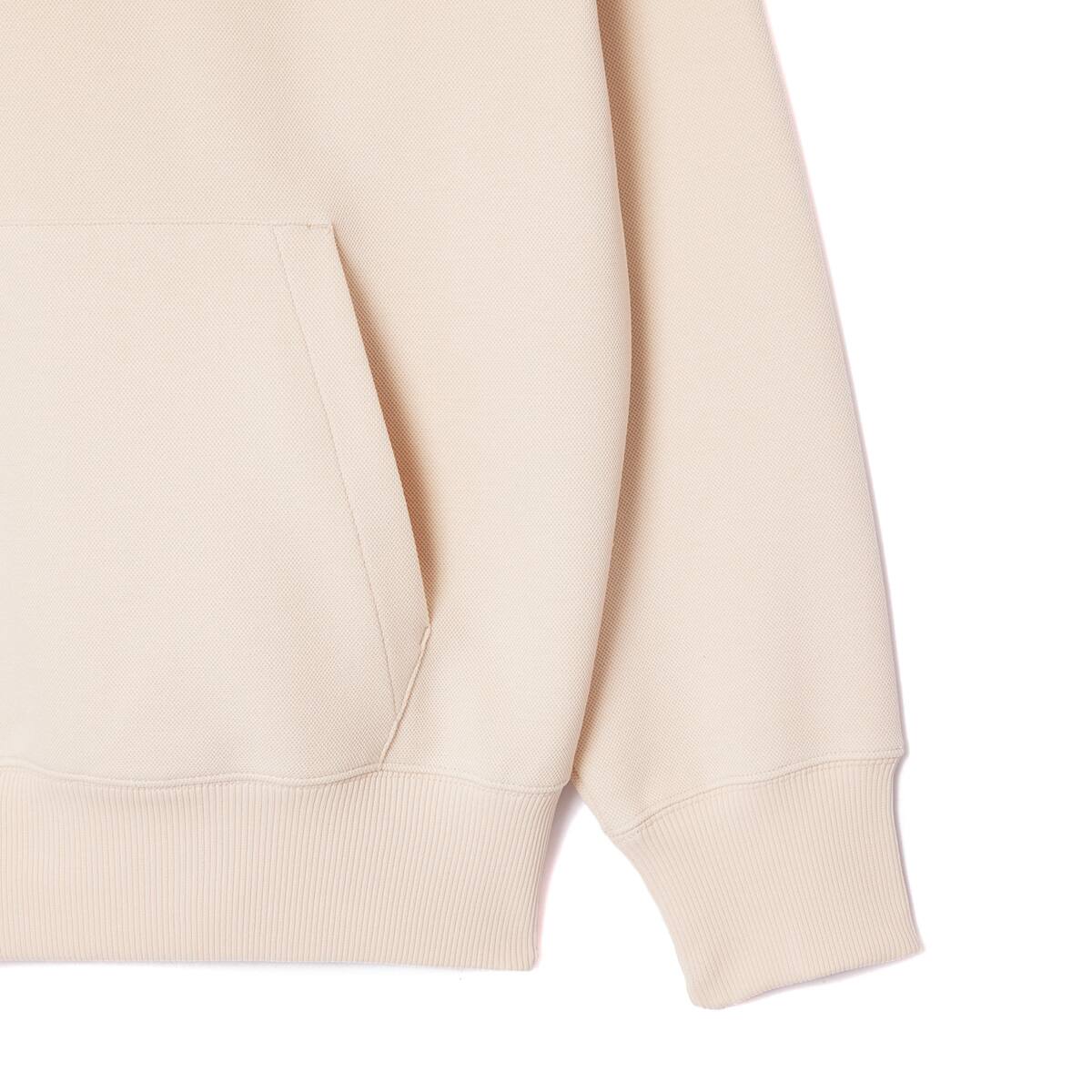 LACOSTE HIGHSNOBIETY SWEAT HOODIE WHITE 24SP-Iの画像