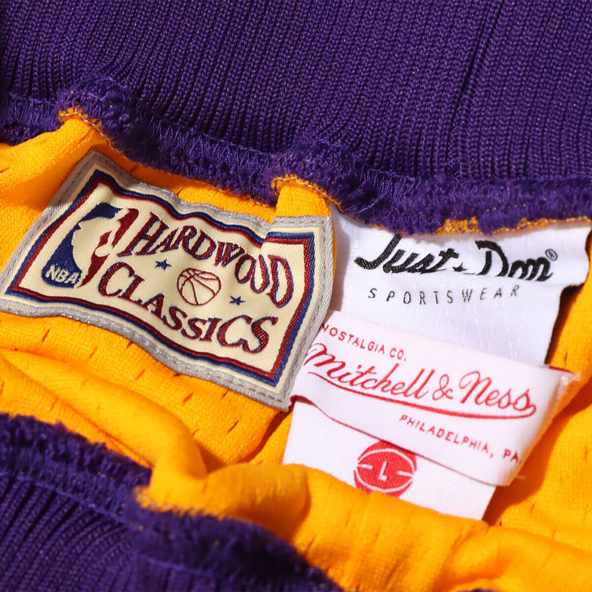 Mitchell & Ness Just Don Shorts Los Angeles Lakers 1996-97 YELLOW 