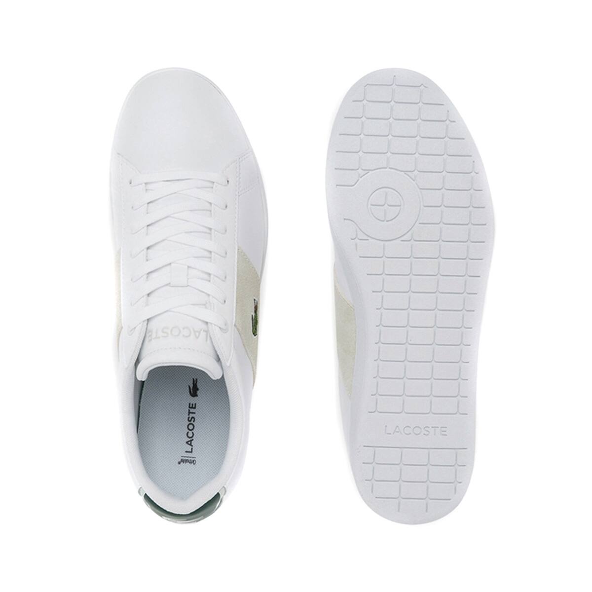 LACOSTE CARNABY EVO CGR 2224 SMA WHT/DK GRN 22SU-Iの画像