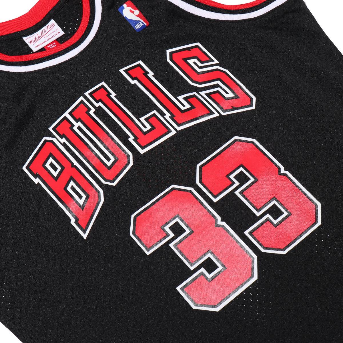 Mitchell & Ness Swingman Jersey CBU-#33 S Pippen BLACK 19FW-Iの画像