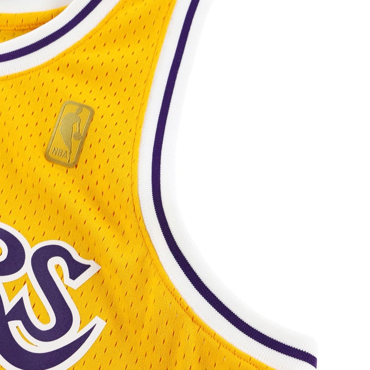 Mitchell & Ness Swingman ジャージ #34 S.O'Neal YELLOW 22FW-Iの画像