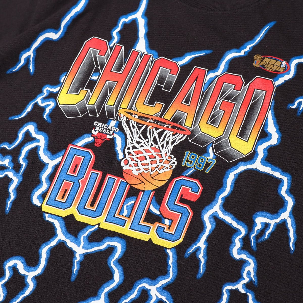 Mitchell & Ness LIGHTNING TEE/CHICAGO BULLS BLACK 19FW-S