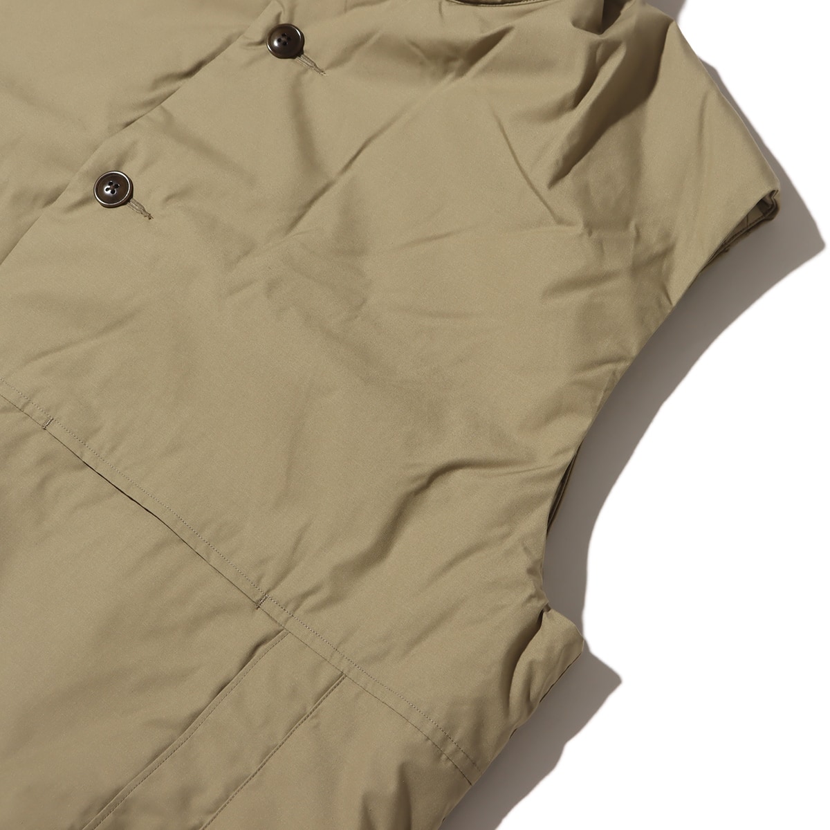 nanamica Insulation Vest Khaki 23FA-Iの画像
