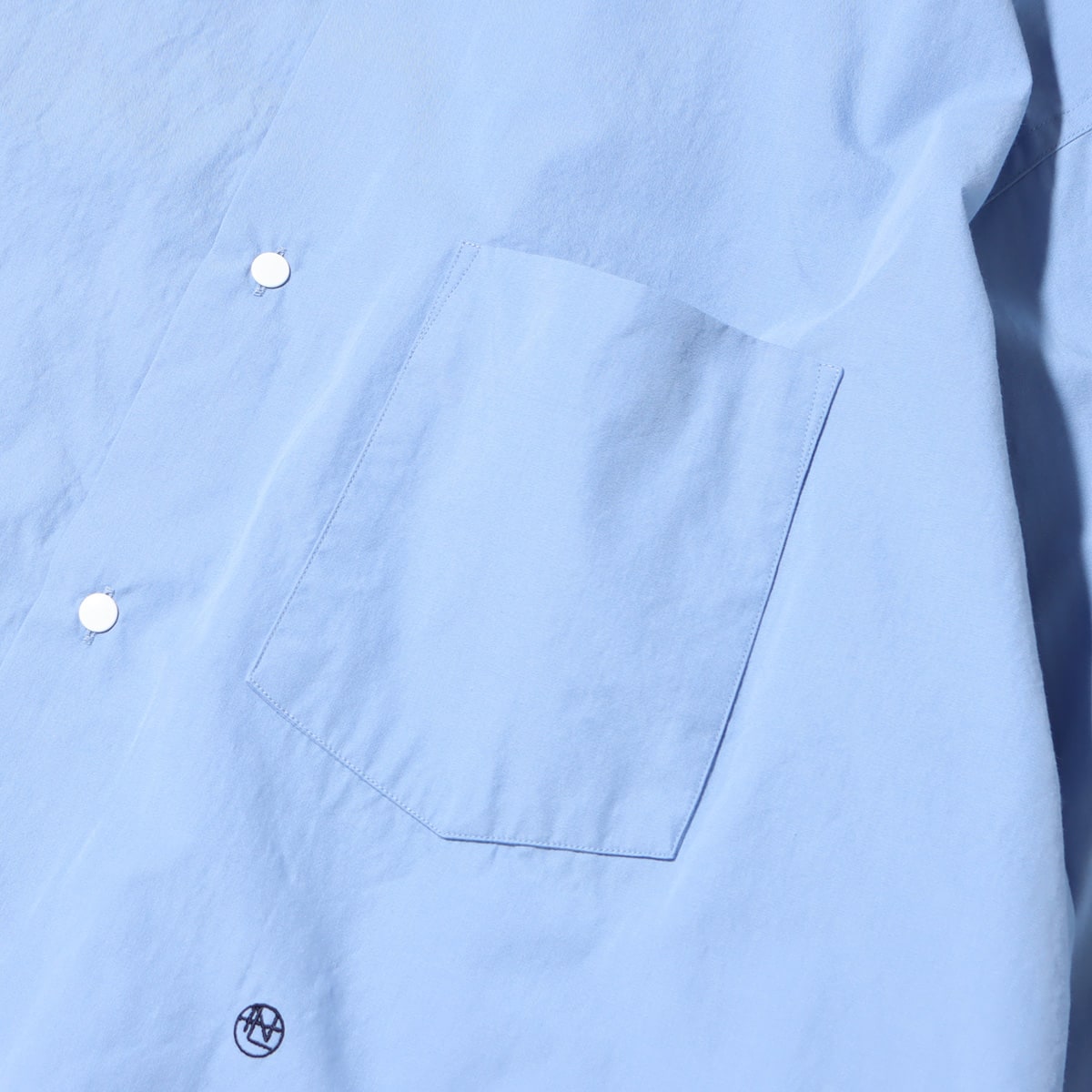 nanamica Regular Collar Wind Shirt Sax 23FA-Iの画像