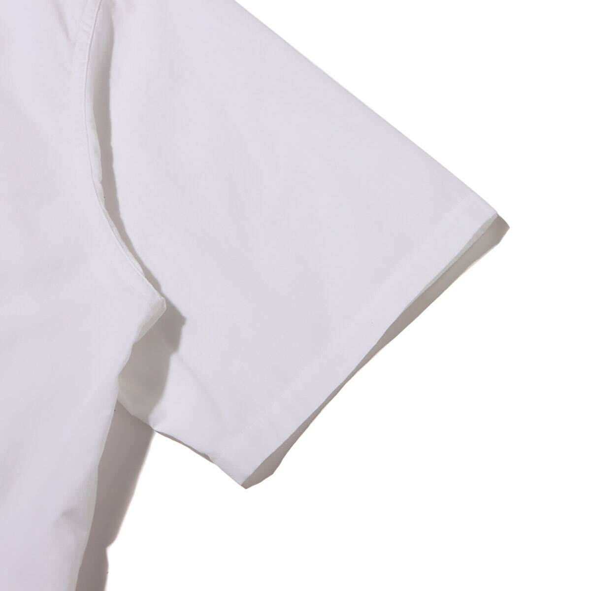 nanamica Regular Collar Wind H/S Shirt Off White 23SP-Iの画像
