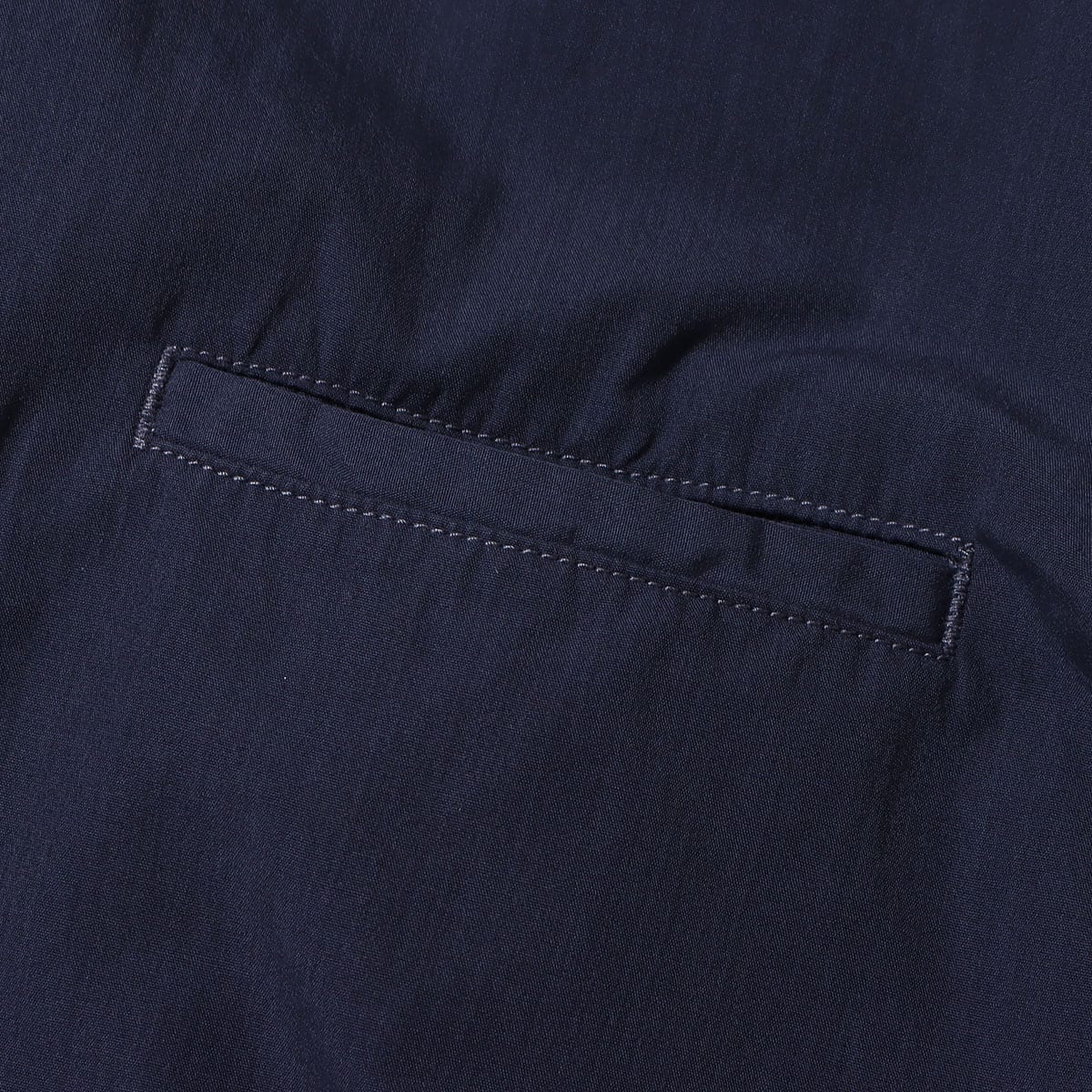 nanamica Open Collar Wind H/S Shirt Marine Navy 23SP-Iの画像