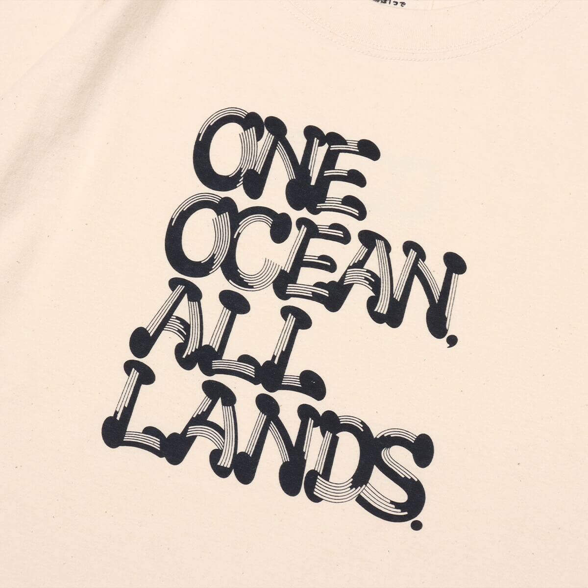 nanamica OOAL L/S Graphic Tee Ecruの画像