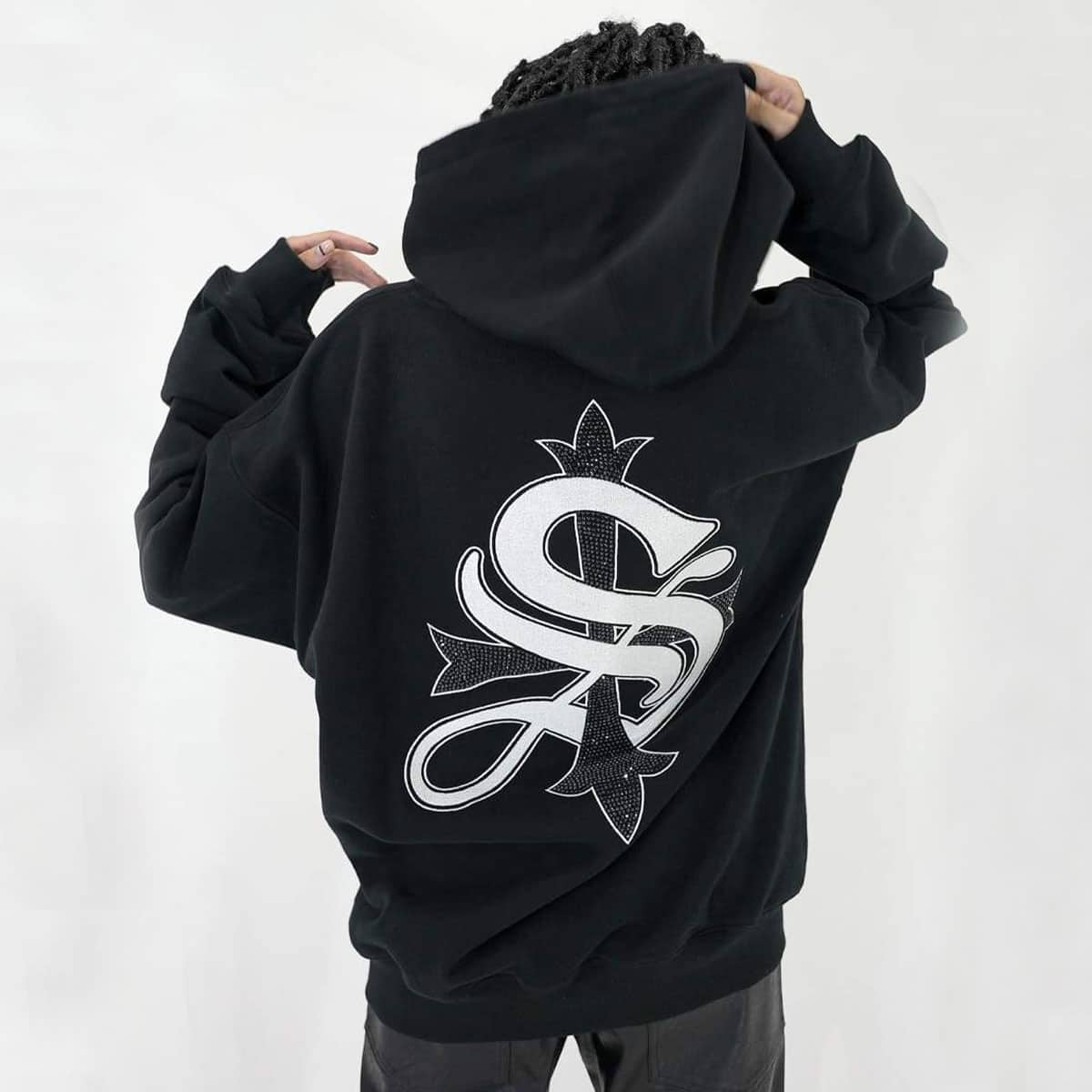 SUPPLIER CROSS HOODIE BLACK 21FA-I