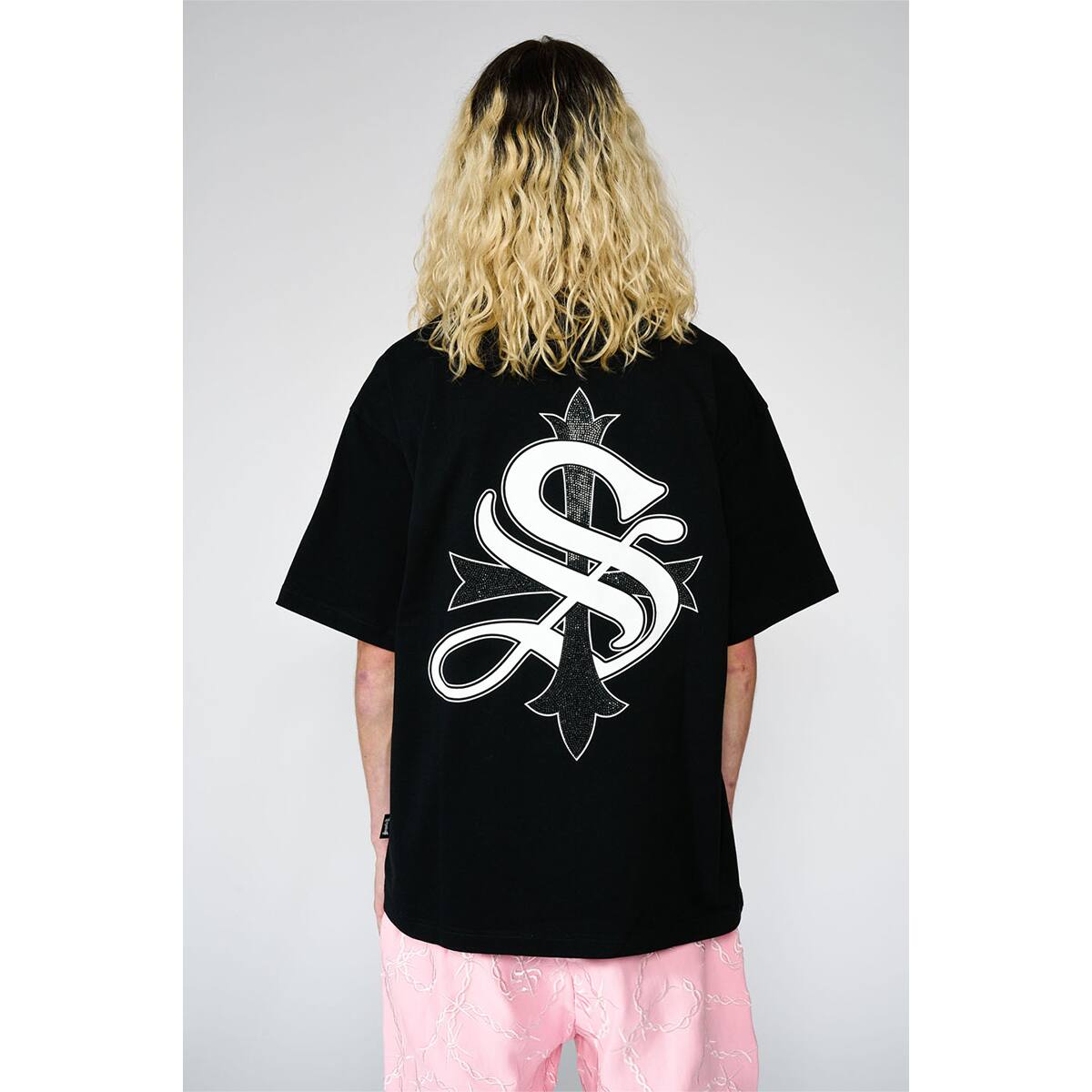 SUPPLIER CROSS TEE BLACK 22SU-I
