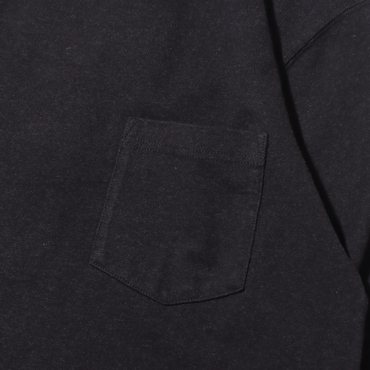 snow peak Recycled Cotton Heavy L/S T shirt Blackの画像