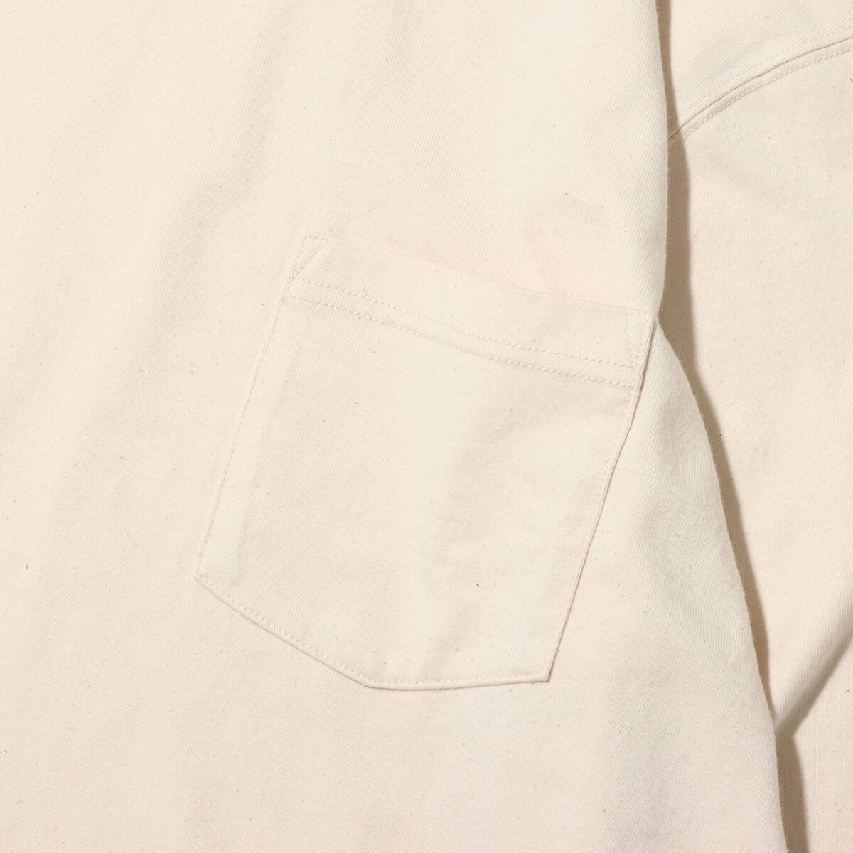snow peak Recycled Cotton Heavy L/S T shirt Ecruの画像