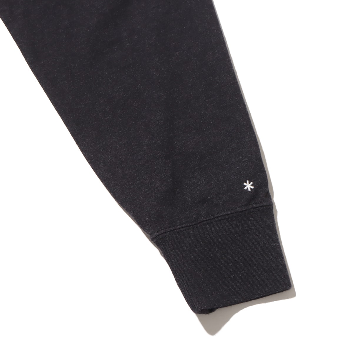 snow peak Recycled Cotton Heavy Mockneck L/S T shirt Blackの画像