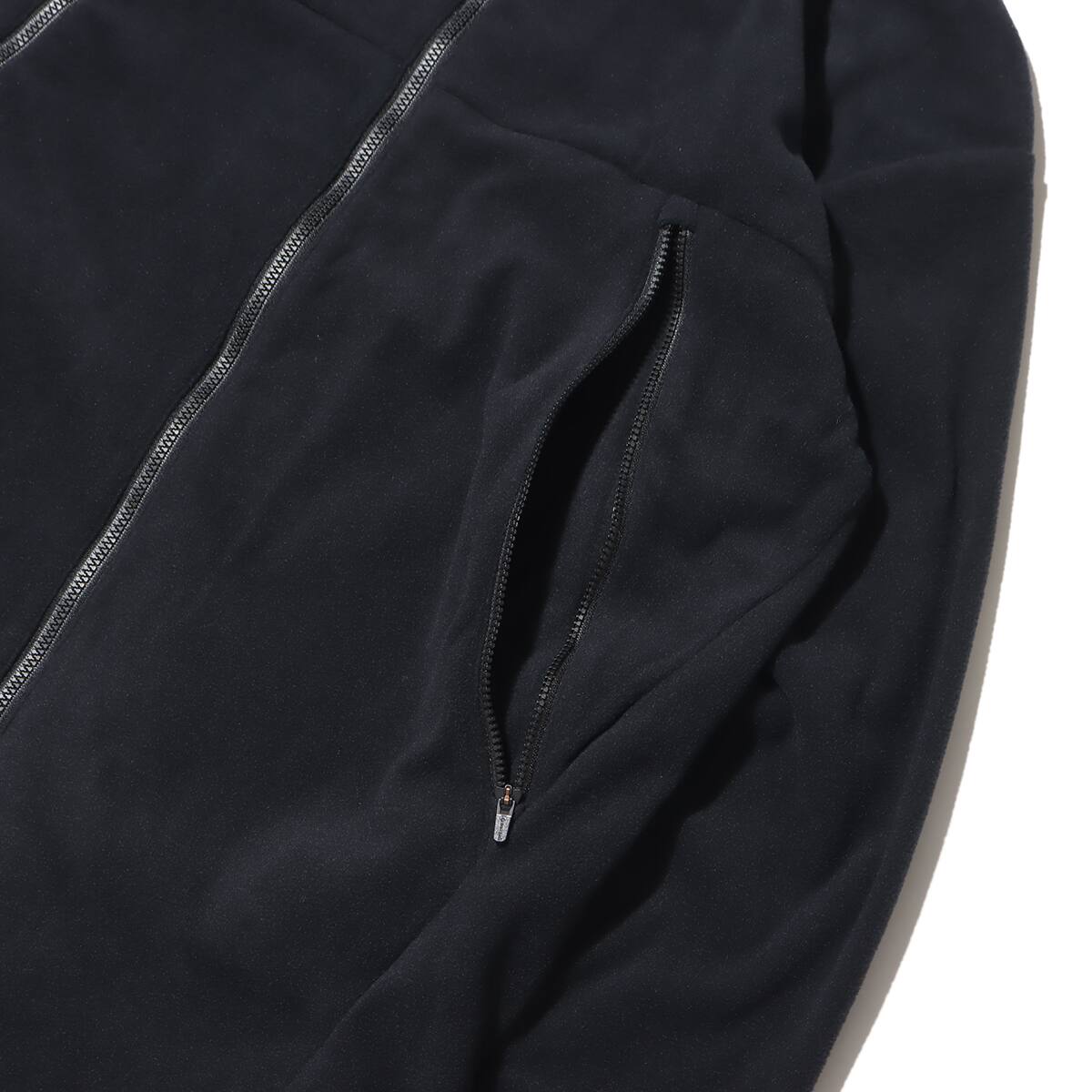 snow peak Micro Fleece Jacket Black 23FA-Iの画像