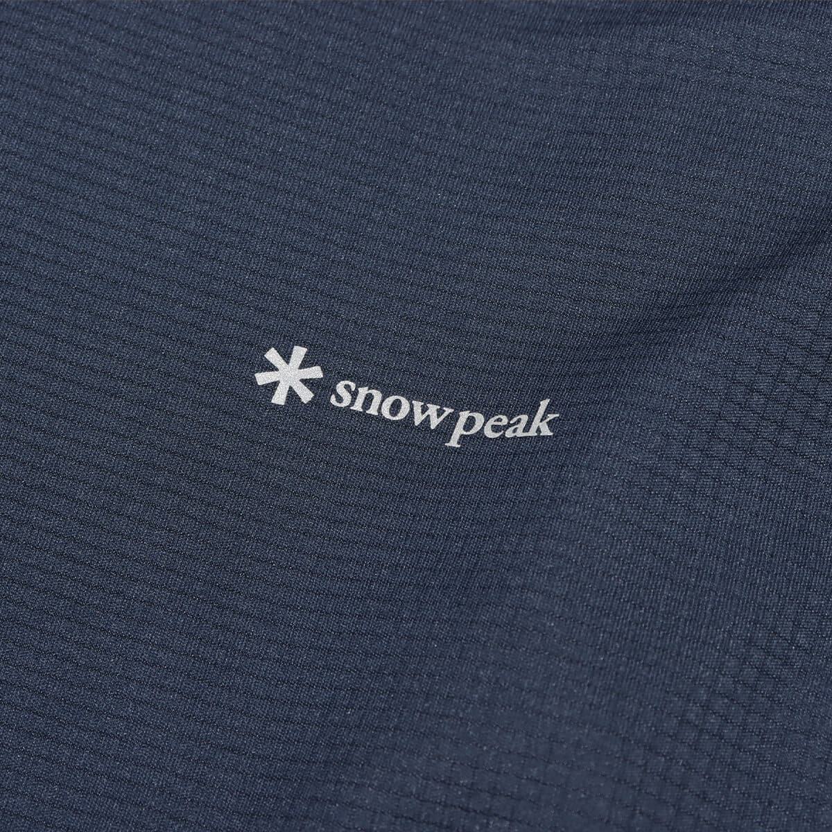 snow peak Pe Power Dry Long Sleeve T-Shirt Navy 24SP-Iの画像