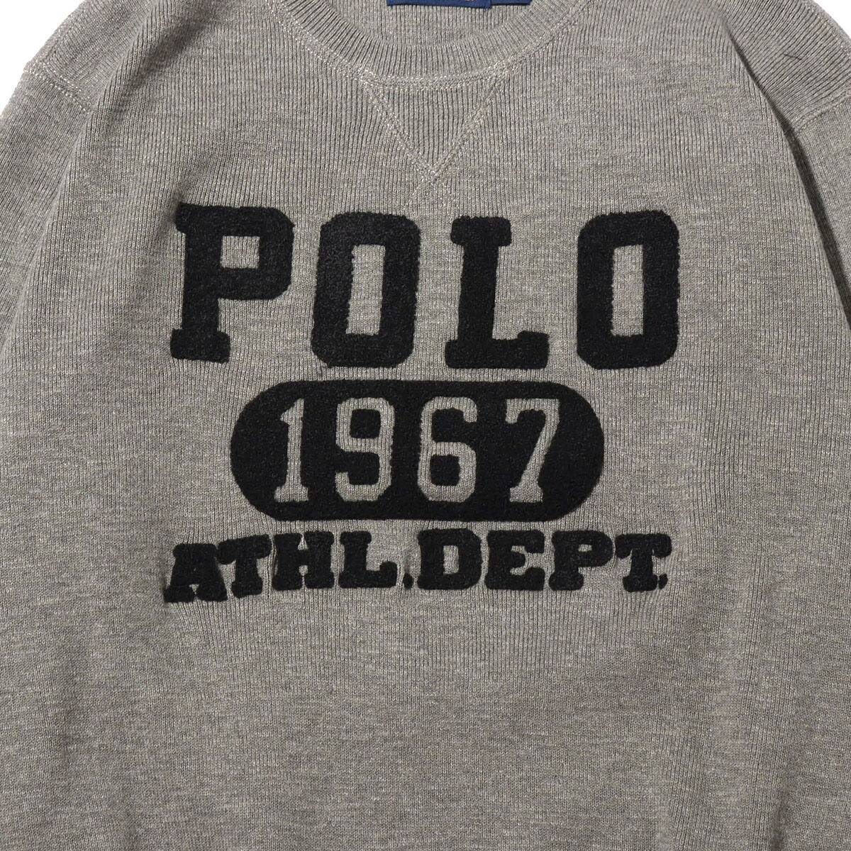 POLO RALPH LAUREN LS CN-LONG SLEEVE-SWEATER GREY 18HO-Iの画像