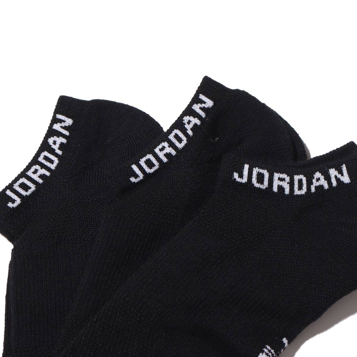 JORDAN BRAND U J EVERYDAY MAX NS 3PR BLACK/BLACK/BLACK 22SU-Iの画像