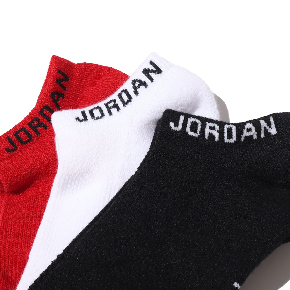 JORDAN BRAND U J EVERYDAY MAX NS 3PR BLACK/WHITE/GYM RED 22SU-Iの画像