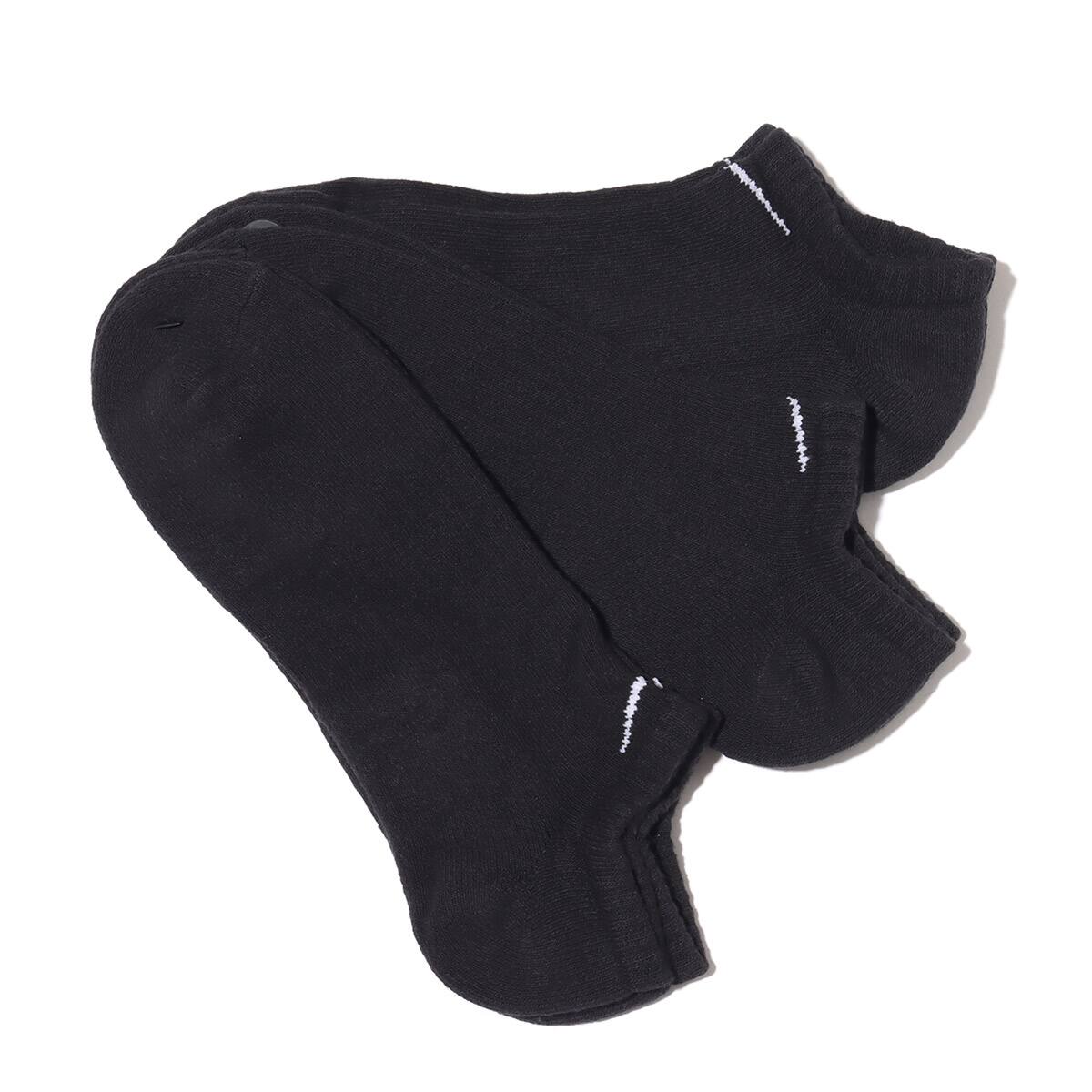 NIKE U NK EVERYDAY CUSH NS 3PR BLACK/WHITEの画像