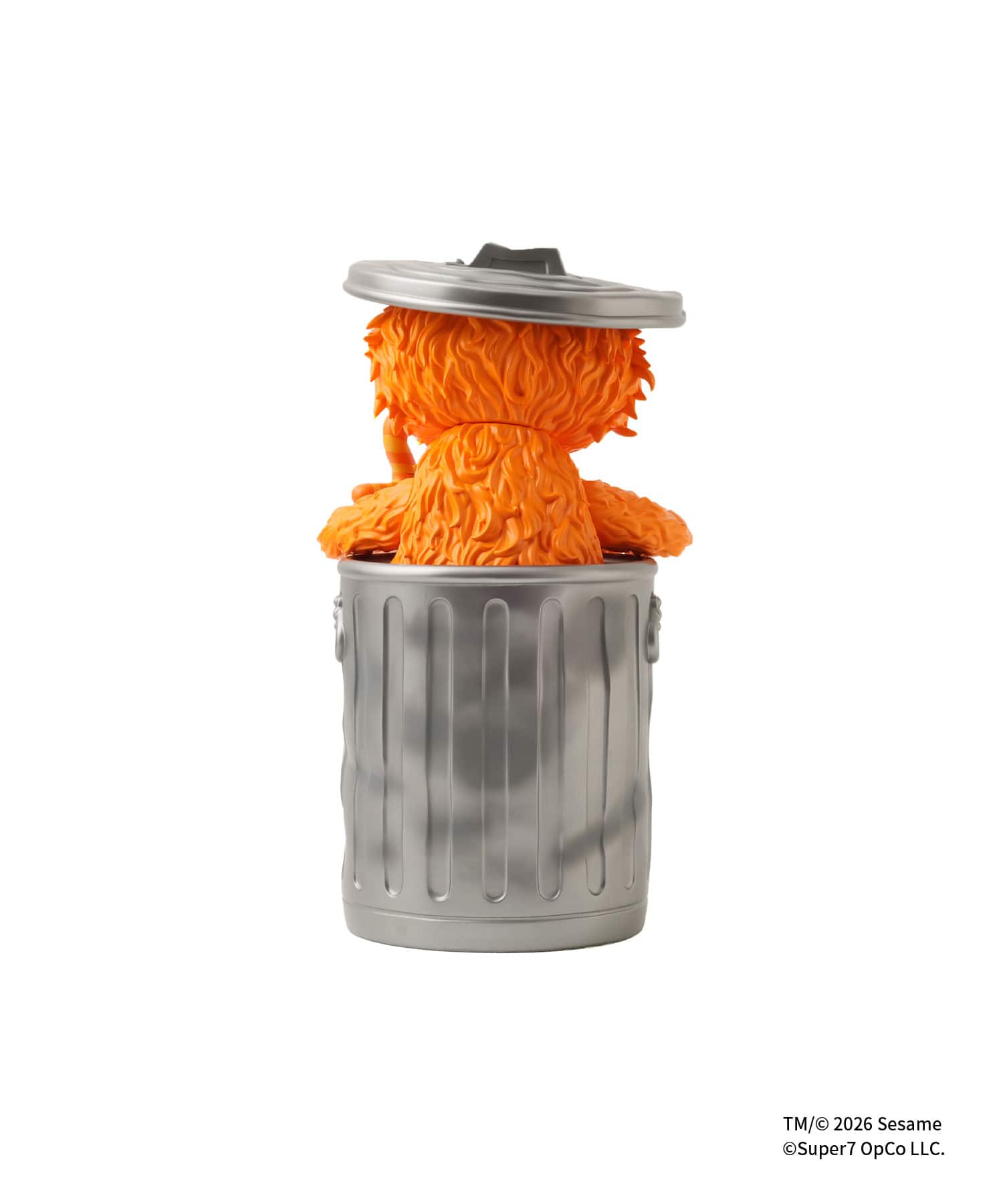 SUPER7 SESAME STREET SUPER SIZE VINYL - OSCAR THE GROUCH ORANGEの画像