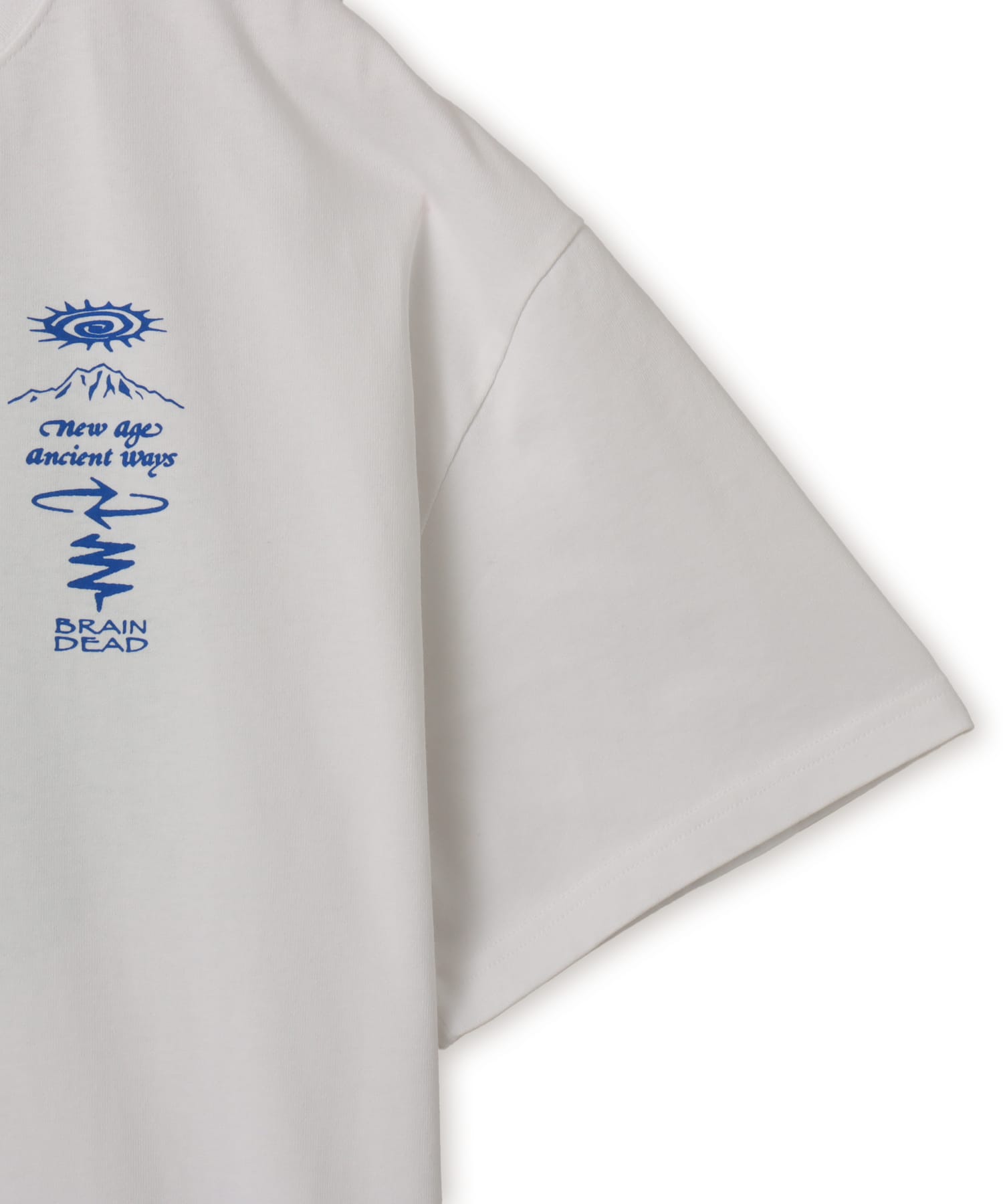 BRAIN DEAD ANCIENT WAYS T-SHIRT WHITEの画像