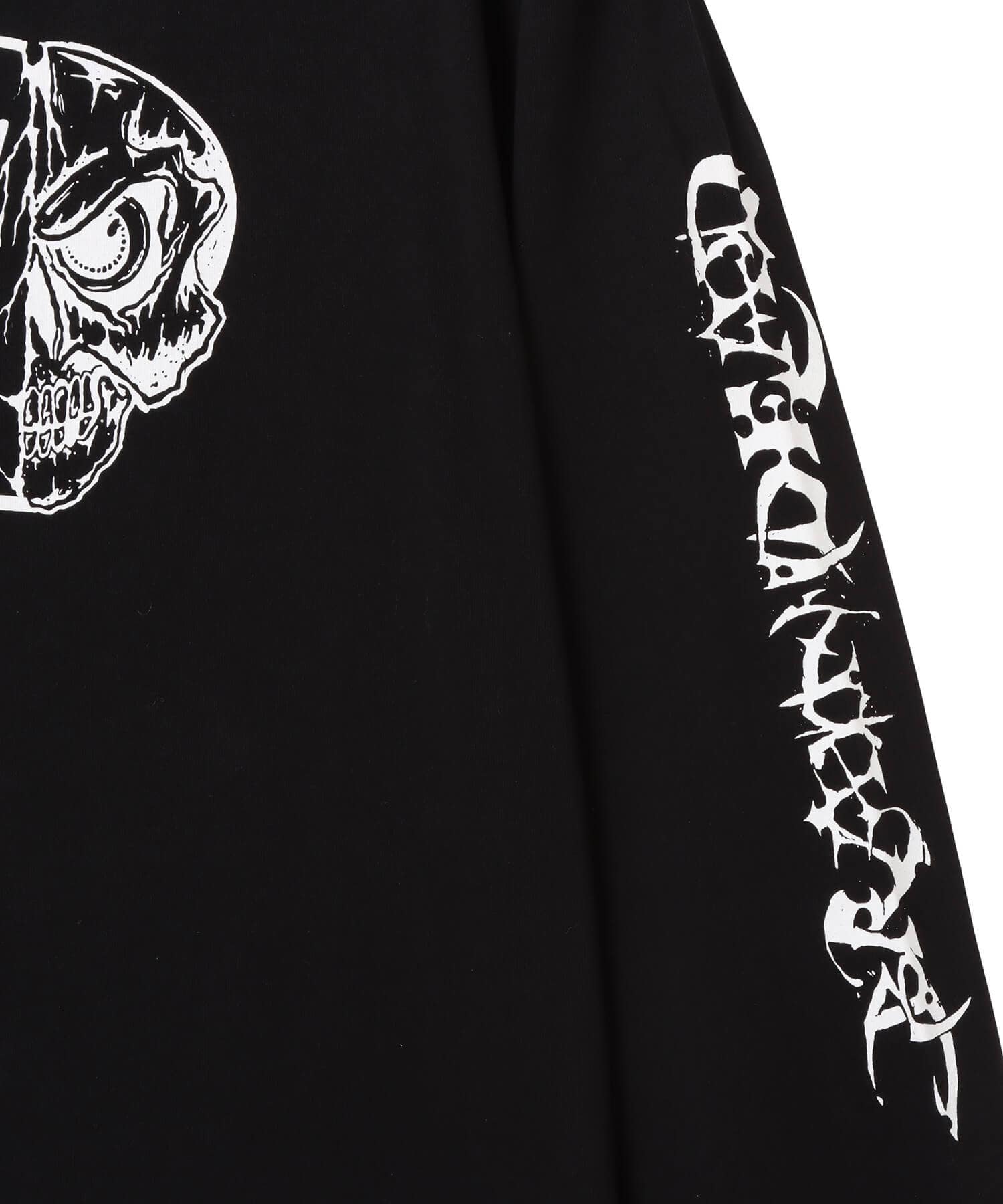 BRAIN DEAD SKULL MECH LONG SLEEVE BLACKの画像