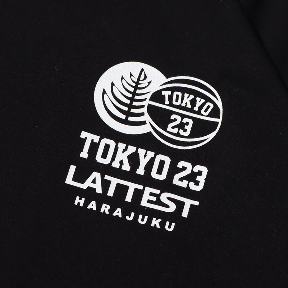 TOKYO 23 x LATTEST LOGO LS TEE BLACK 21FW-Iの画像